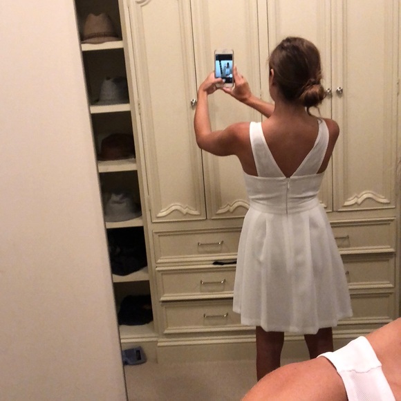 BCBGENERATION white lace insert dress, size 2 - Picture 6 of 6